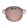 Le Creuset Signature valurautainen pyöreä patapata 20 cm Shell Pink