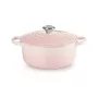 Le Creuset Signature valurautainen pyöreä patapata 20 cm Shell Pink