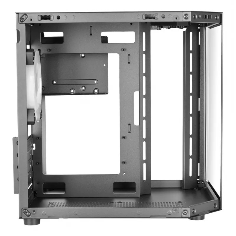 TACENS Mars Gaming MC-3TLITE Mini Tower musta Tempered Glass FRGB -kotelo