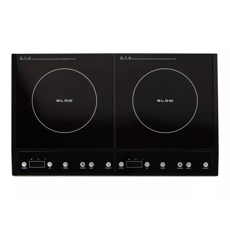 BLOW induktioliesi kahdella keittoalueella, säädettävä 2000W + 2000W