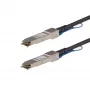 StarTech.com 0,5m QSFP+ Direct Attach -kaapeli - MSA-yhteensopiva - 40G QSFP+ passiivinen Twinax-kaapeli - QSFP–QSFP - musta