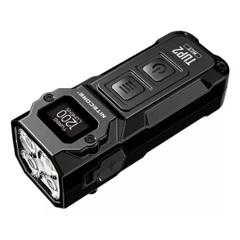 Nitecore TUP2 avaimenperä-taskulamppu musta 1200lm USB-C