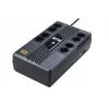 ORVALDI USV AM-1000LCD USB Line-Interactive 1000VA 600W 8x Schuko-pistorasia LCD-näyttö