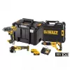 DEWALT 18V XR akku 3-osainen yhdistelmäsarja DCK327P2T (DCD791, DCG405, DCH263) sis. 2 x 5,0 Ah akut, laturi ja TSTAK-laatikko