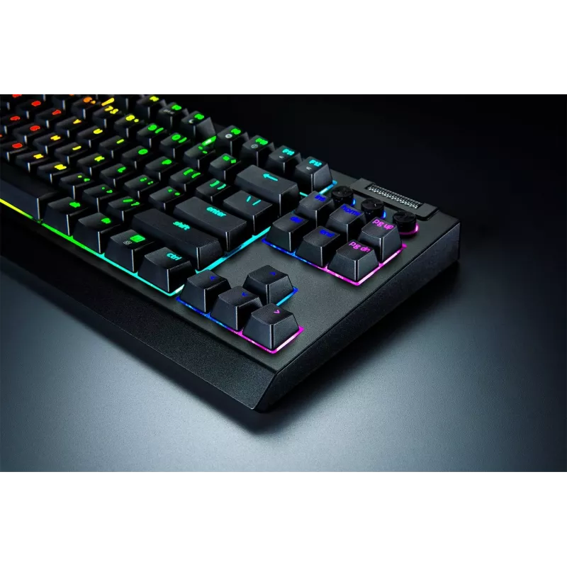 Razer BlackWidow V4 Tenkeyless HyperSpeed Orange Switch -näppäimistö - US Layout