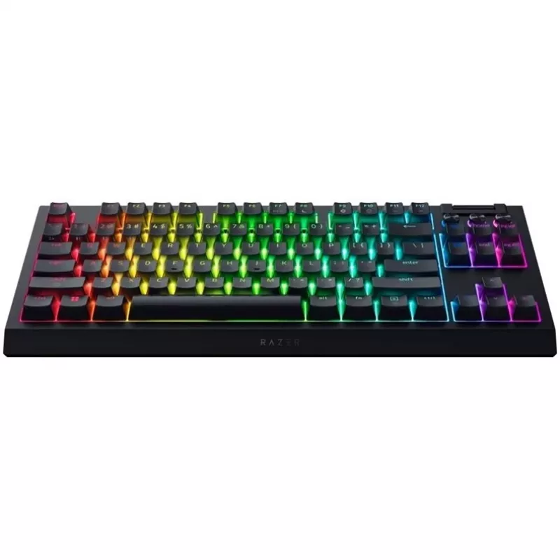 Razer BlackWidow V4 Tenkeyless HyperSpeed Orange Switch -näppäimistö - US Layout