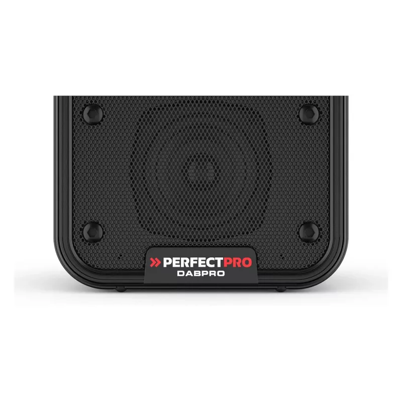 PerfectPro DABPRO työmaaradio DAB+ FM Bluetooth IP65 musta