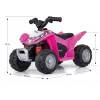 MILLY MALLY Quad Honda ATV akkukäyttöinen pinkki
