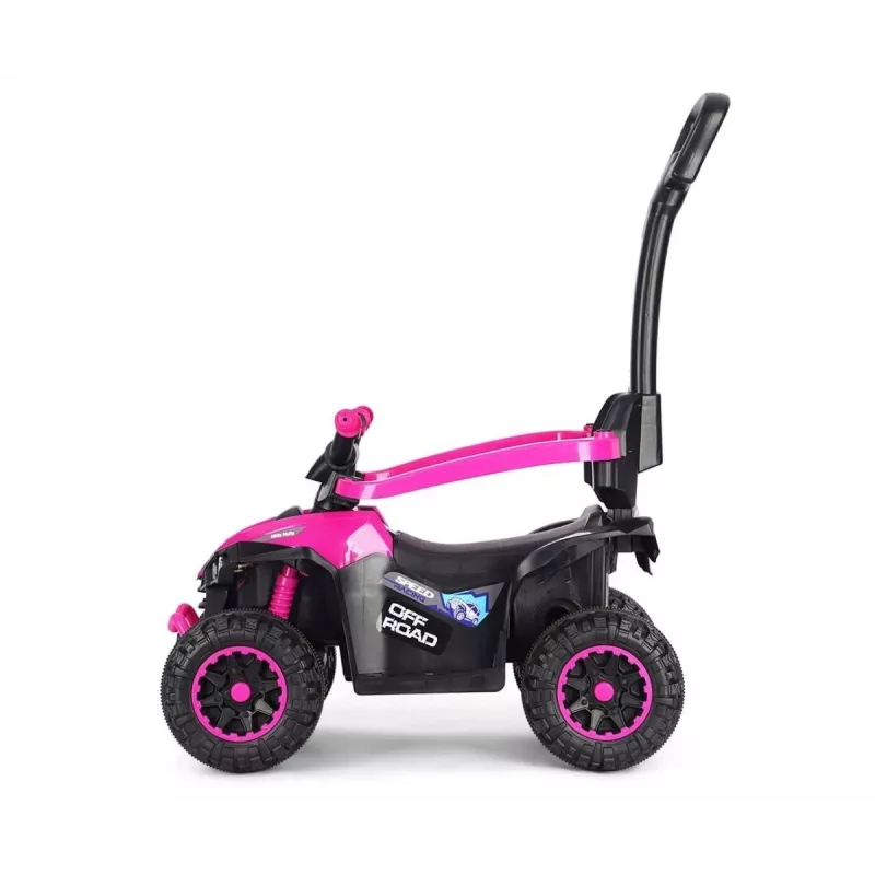 MILLY MALLY lasten polkupyörä työntövarrella Wild Pink 12