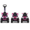MILLY MALLY lasten polkupyörä työntövarrella Wild Pink 12