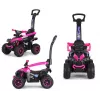 MILLY MALLY lasten polkupyörä työntövarrella Wild Pink 12