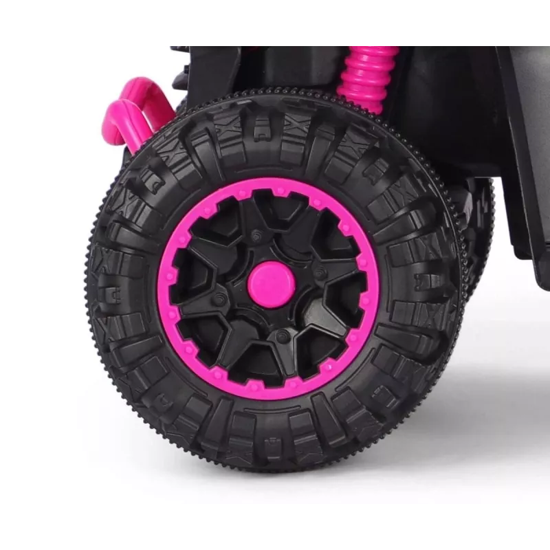 MILLY MALLY lasten polkupyörä työntövarrella Wild Pink 12