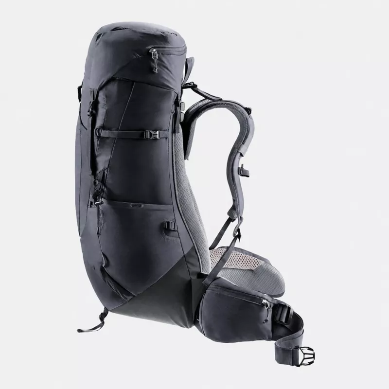 Deuter Aircontact Lite 40+10 reppu musta/harmaa