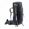 Deuter Aircontact Lite 40+10 reppu musta/harmaa