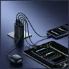 USAMS T70 40W 2xUSB-A 2xUSB-C verkkolaite musta