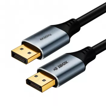 IBOX HDMI-DisplayPort-kaapeli 4K 30Hz 2m aktiivinen sovitinkaapeli USB-virtalähteellä
