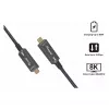 Equip USB 3.2 Gen 2 USB-C - USB-C Active Optical -kaapeli 15m musta