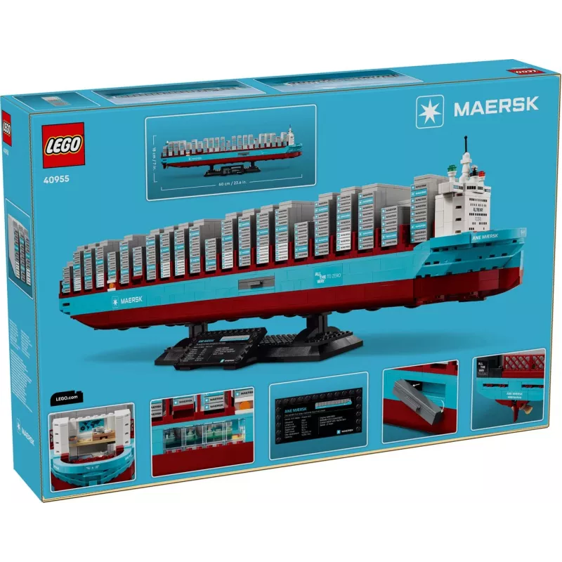 LEGO 40955 Maersk kaksoispolttoainekonttialus, 1516 palaa