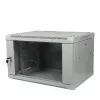 ALLNET 19 tuuman seinäkotelo 18U 1-osainen T600mm vaaleanharmaa purettuna Flatpack SMA-sarja