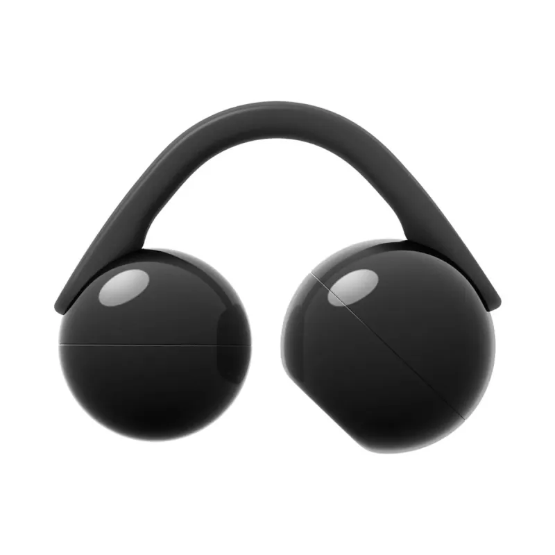 Sony LinkBuds Clip WF-LC900 True Wireless avoimen korvan nappikuulokkeet, Bluetooth 5.2, IPX4, musta