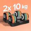 REBEL ACTIVE automaattiset valurautakäsipainot 2x10kg RBA2335