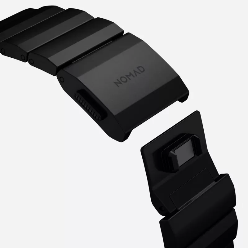 NOMAD titaaniranneke Apple Watch 46/49mm hopea