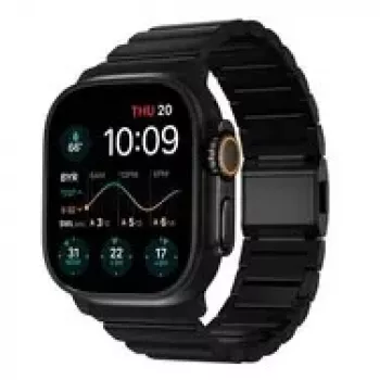 NOMAD titaaniranneke Apple Watch 46/49mm hopea