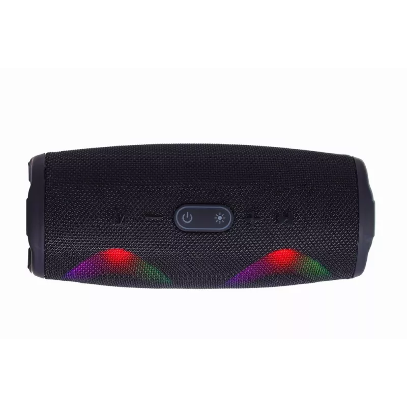 Gembird SPK-BT-LED-02 kannettava Bluetooth-juhlakaijutin, 10 W, musta