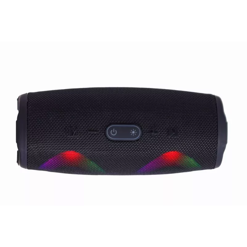 Gembird SPK-BT-LED-02 kannettava Bluetooth-juhlakaijutin, 10 W, musta