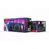 Gembird SPK-BT-LED-02 kannettava Bluetooth-juhlakaijutin, 10 W, musta
