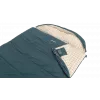 Outwell Camper Lux Double Blue makuupussi 235x150 cm -16 - 5 °C vetoketju molemmin puolin