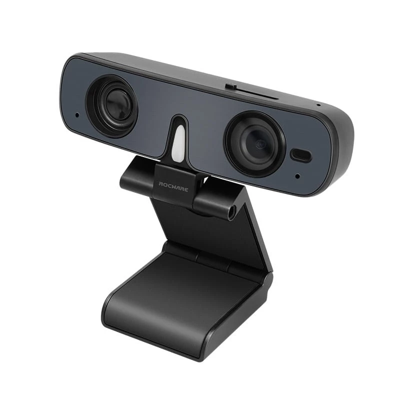 ROCWARE RC08P kamera, musta, USB, 1080i/720p, sisäänrakennettu mikrofoni