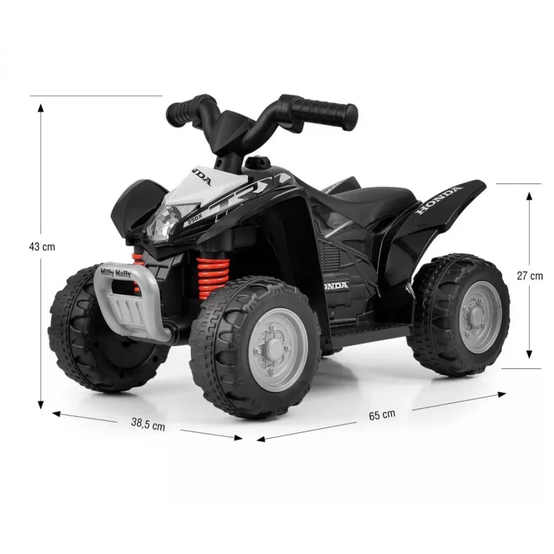 MILLY MALLY Quad Honda ATV akkukäyttöinen musta