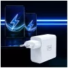 3MK FlowPower 45W PD 3.0 QC4+ GaN laturi valkoinen