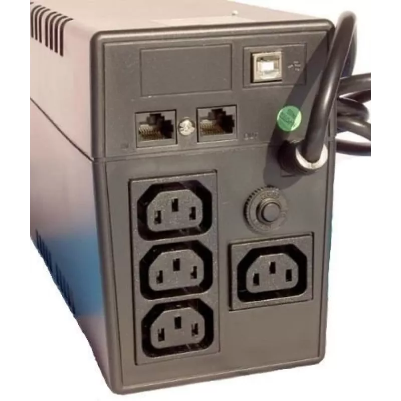 Orvaldi VPS 600 Line-Interactive UPS 0,6 kVA 360 W 2 pistorasiaa USB