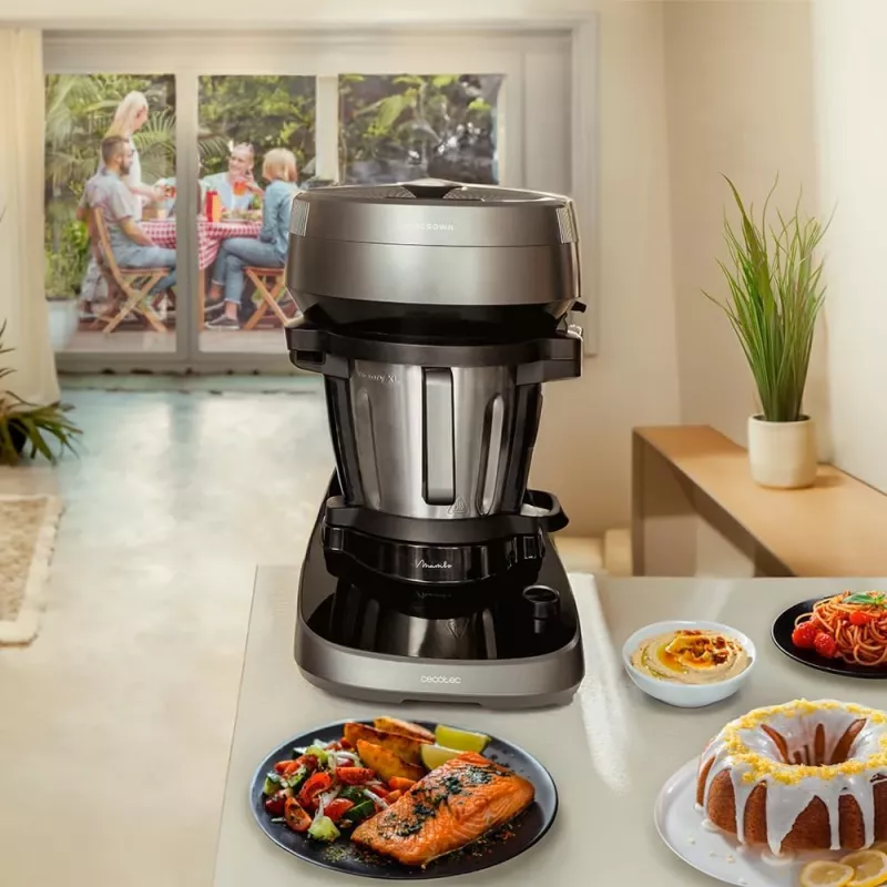 Cecotec Mambo CooKing Victory monitoiminen keittiökone 1700 W 4,5 L musta/harmaa