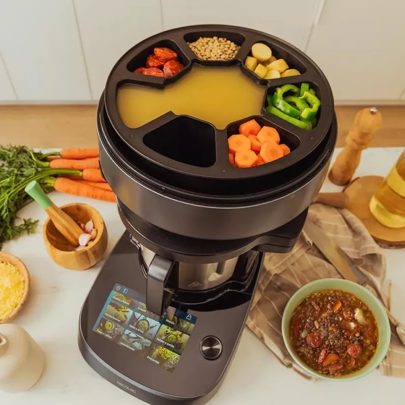 Cecotec Mambo CooKing Victory monitoiminen keittiökone 1700 W 4,5 L musta/harmaa