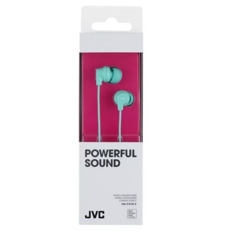 JVC HA-FX10 vaaleansininen johdolliset in-ear-kuulokkeet