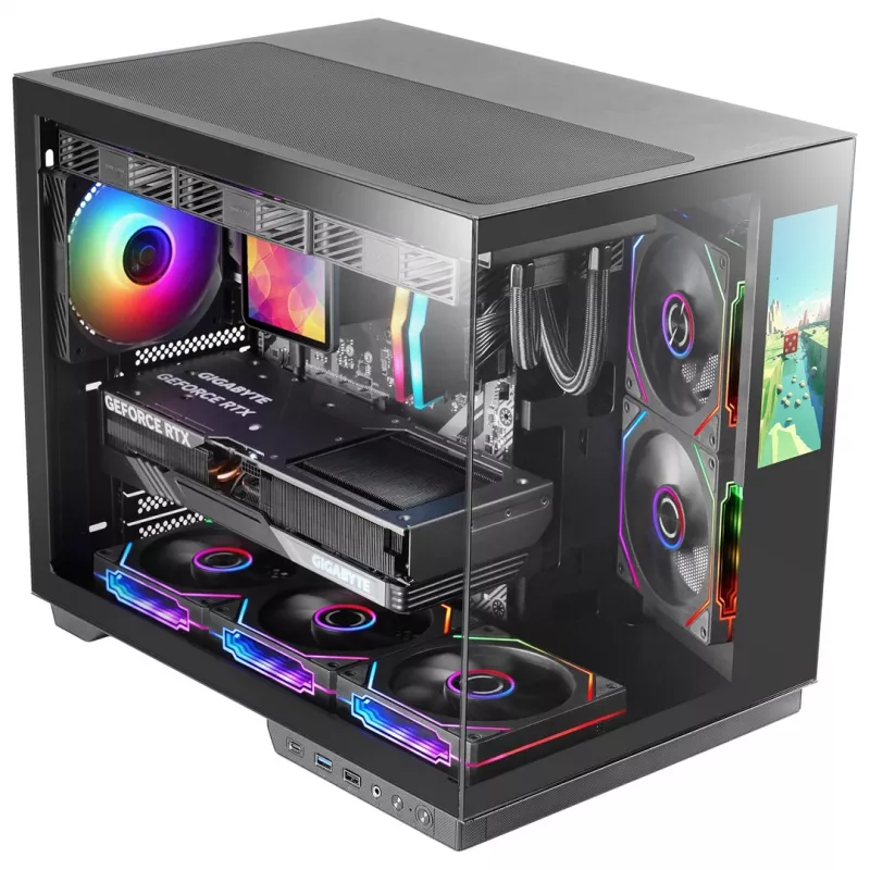 Tacens Mars Gaming MCMIRAGE Mid Tower -tietokonekotelo musta