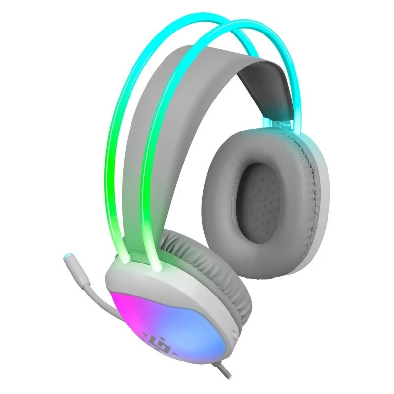 Defender Eclipse RGB -peliheadset valkoinen