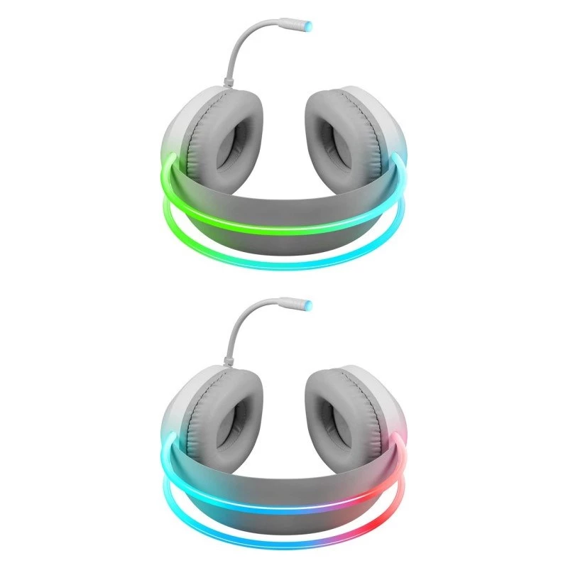Defender Eclipse RGB -peliheadset valkoinen