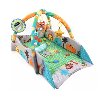 MILLY MALLY 4-in-1 viidakkoleikkimatto, kuivapooli, leikkikehä