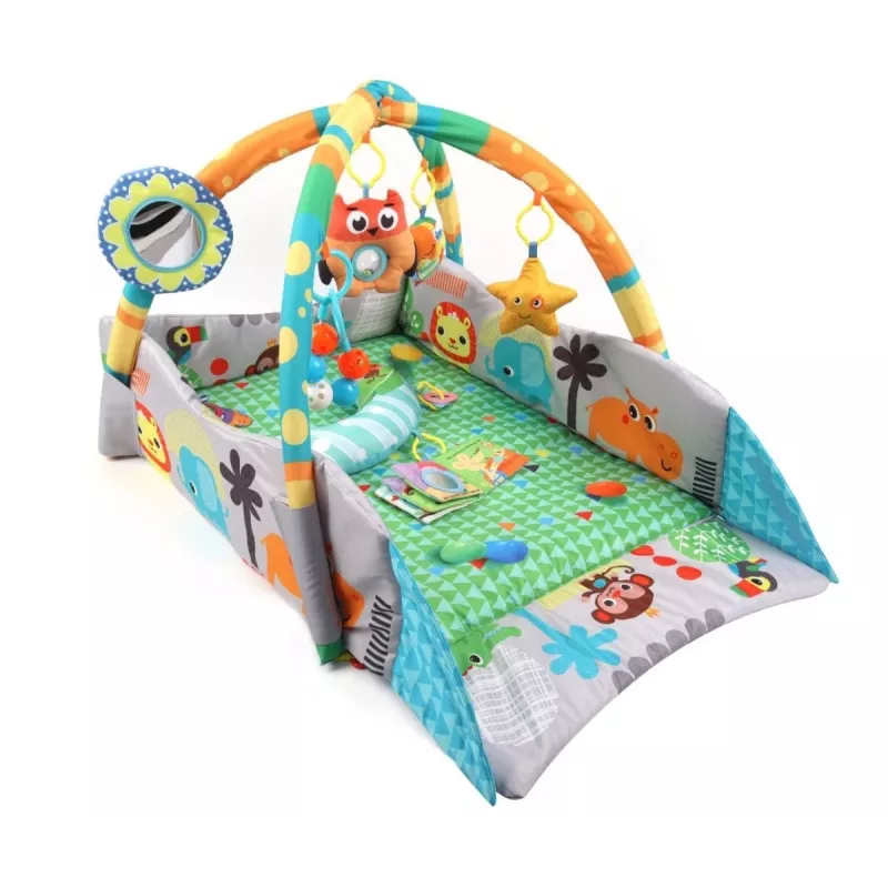 MILLY MALLY 4-in-1 viidakkoleikkimatto, kuivapooli, leikkikehä