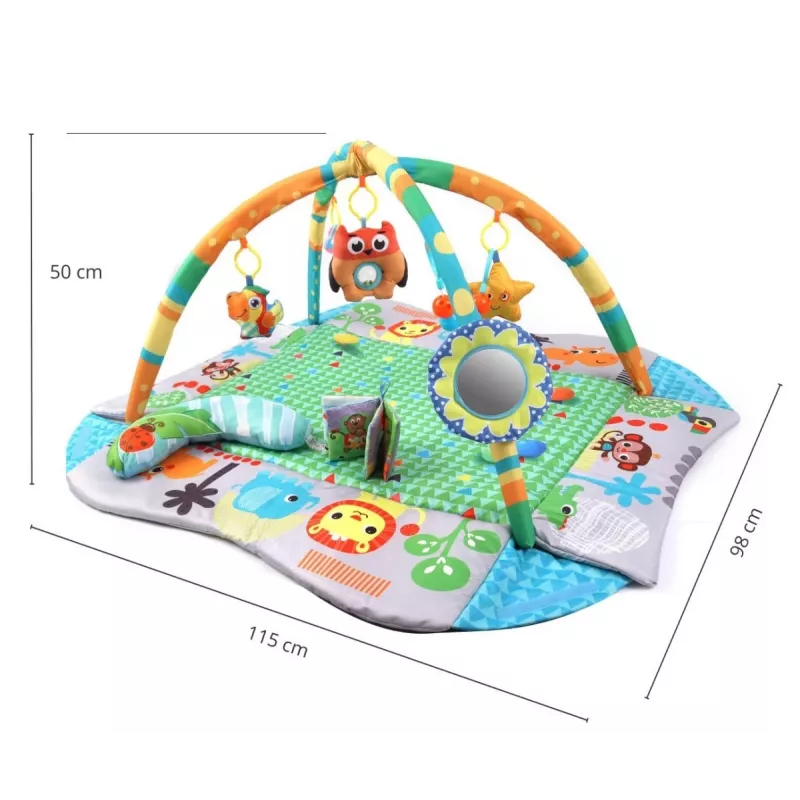 MILLY MALLY 4-in-1 viidakkoleikkimatto, kuivapooli, leikkikehä