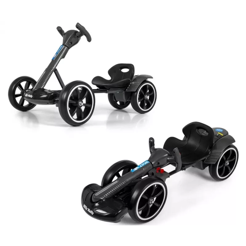 MILLY MALLY Go-kart akkukäyttöinen Bolt Black
