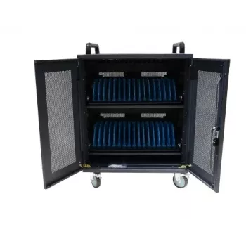 AVTEK Charging Cart 32 - musta