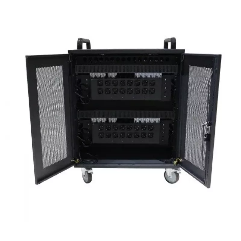 AVTEK Charging Cart 32 - musta