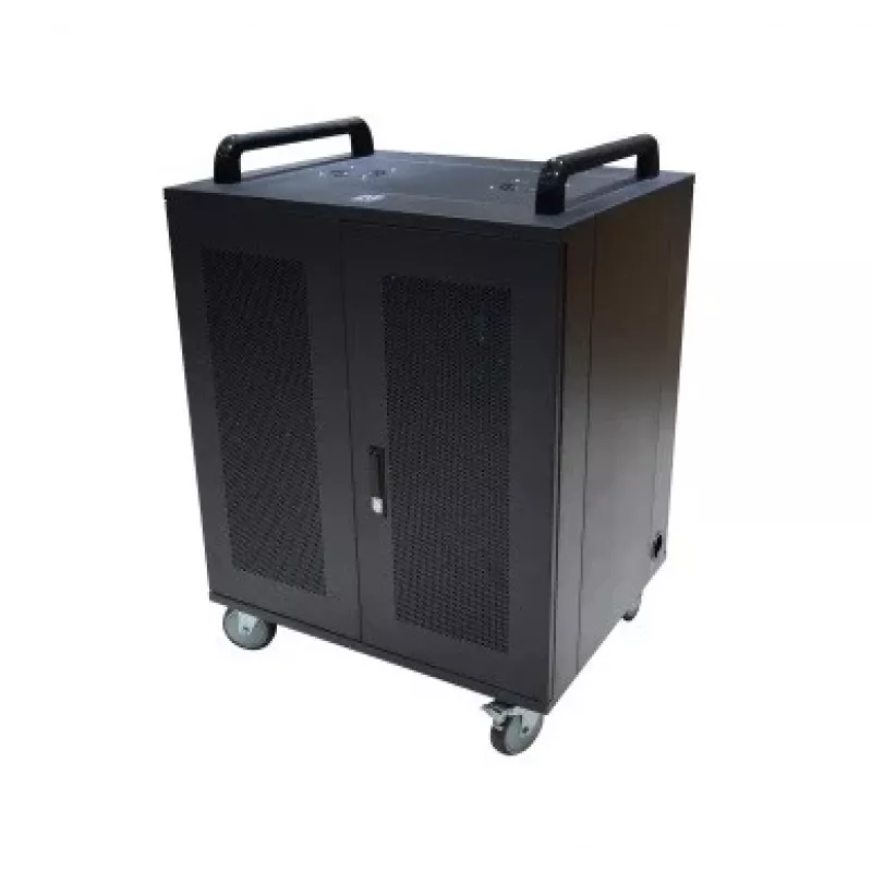 AVTEK Charging Cart 32 - musta