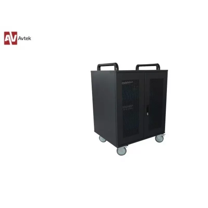 AVTEK Charging Cart 32 - musta
