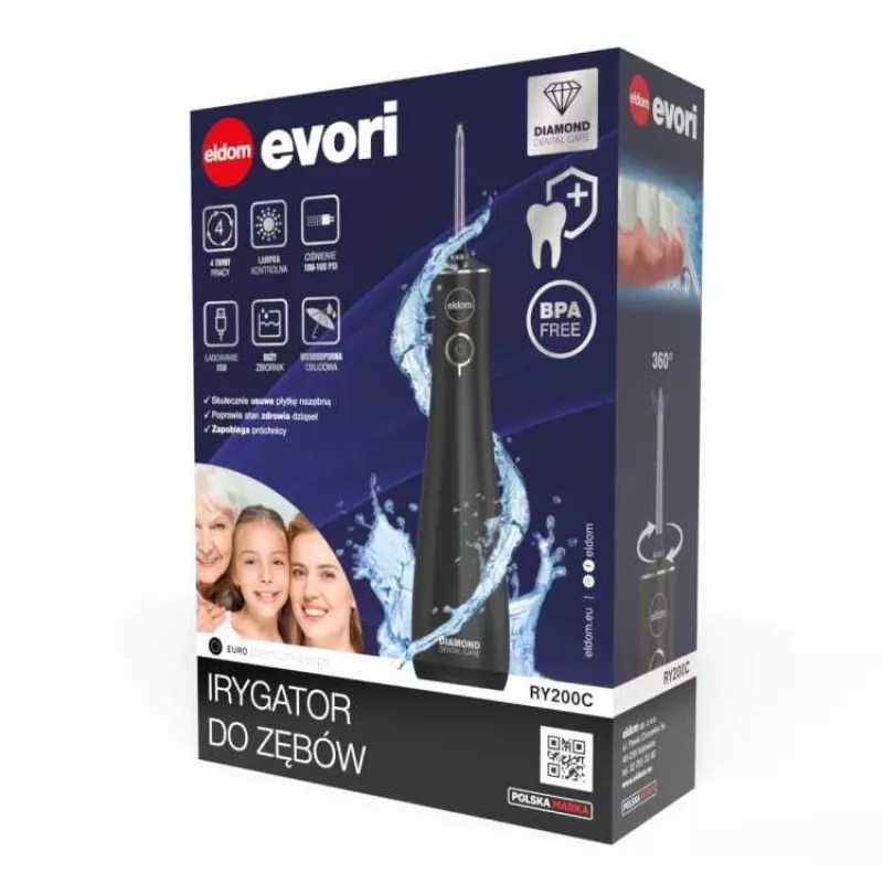 ELDOM Irrigator RY200C musta